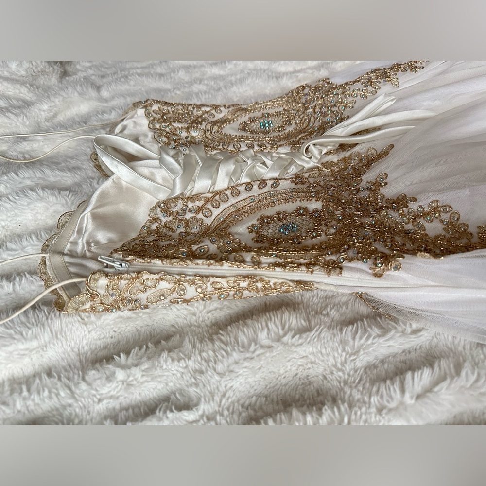 ELEGANT PRINCESS PROM DRESS - Picture 4 of 13